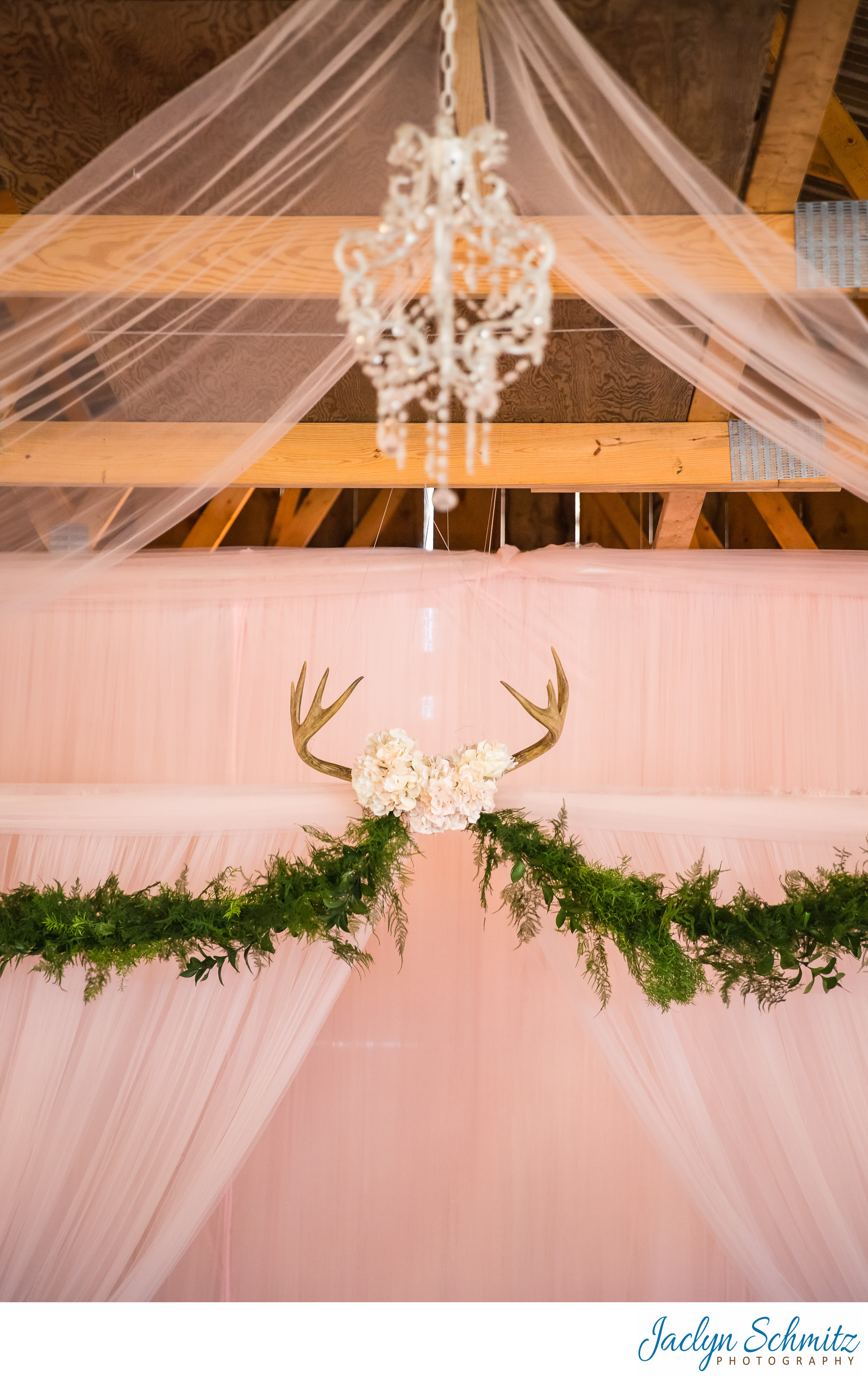 Romantic Deer Antler Wedding Ceremony Decor Second Associate   Romantic Deer Antler Wedding Ceremony Decor 