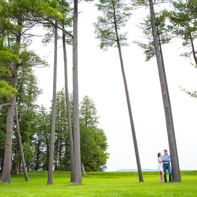 Pine Trees Engagement Session