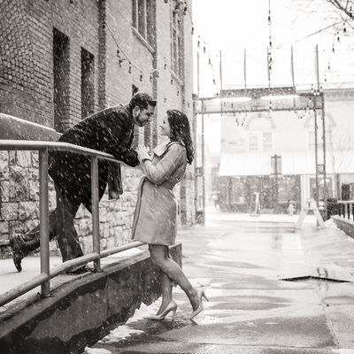 Romantic Alley Engagement Session