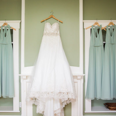 Mint green bridesmaid dresses