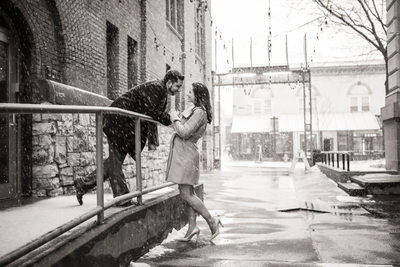 Romantic Alley Engagement Session
