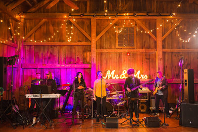 A House On Fire wedding band Vermont