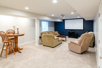 Modern updated basement