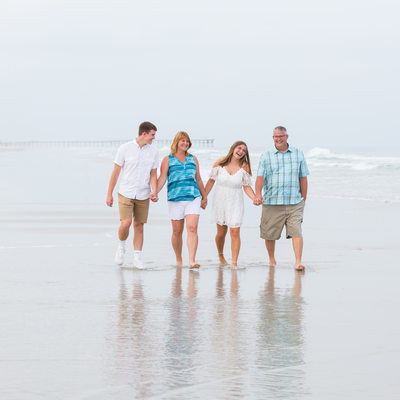 Bright Family Photos at Topsail Beach