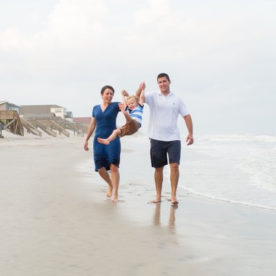 Candid Family Photos Topsail Island