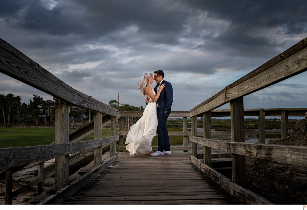 Wedding by the River in St Augustine