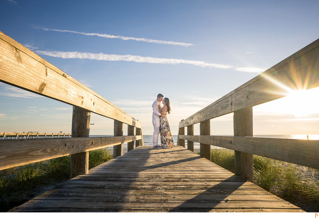 We love Jacksonville Beach for engagement photos with our couples