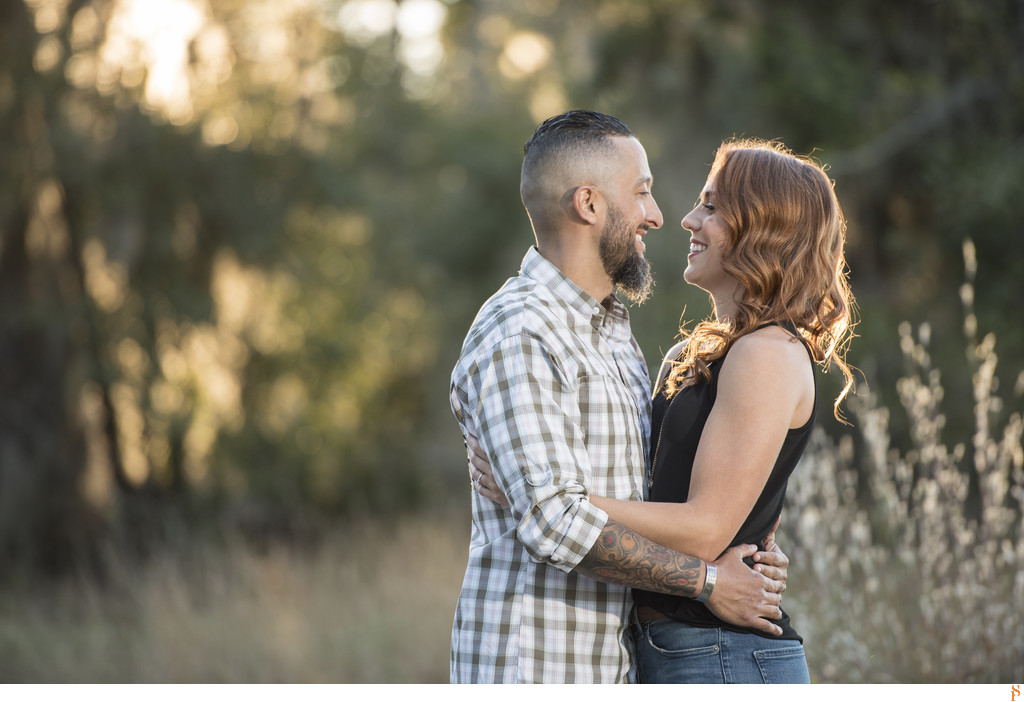 Engagement session in natural light