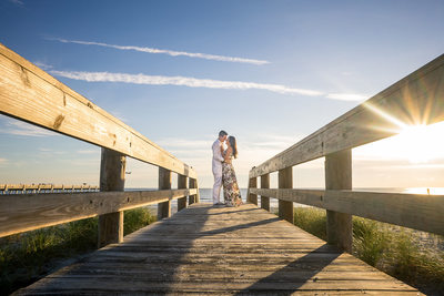 We love Jacksonville Beach for engagement photos with our couples