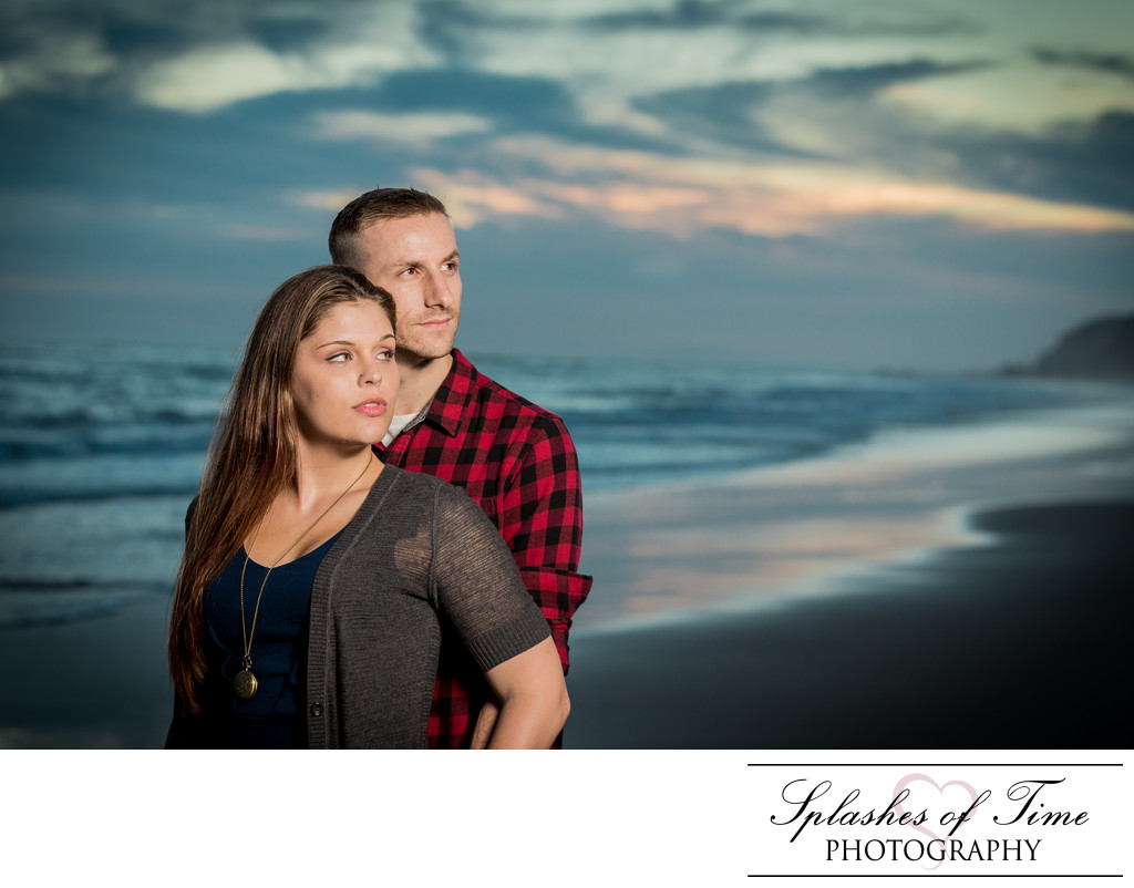 Crystal Cove Beach Engagement Photography