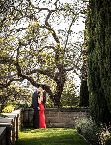 Greystone Mansion Engagement Photography