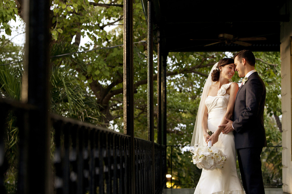 Hemingway House Wedding Key West Sunset Ambrosio Photography Hemingway House Wedding Key West Sunset