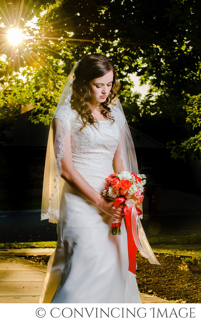 Bride in Cache Valley