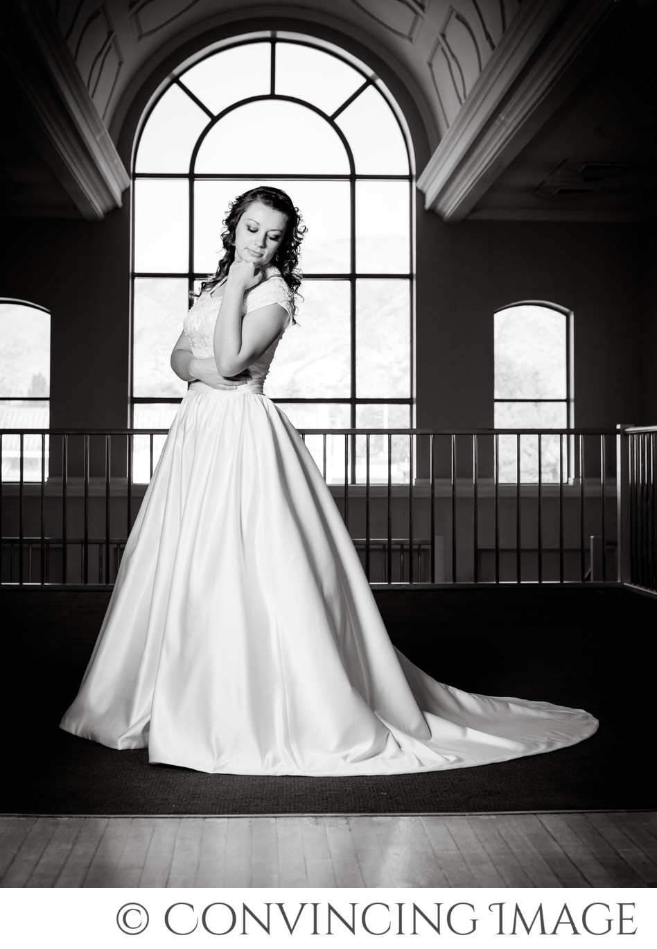 Wedding Photo at Bullen Center in Logan Convincing Image