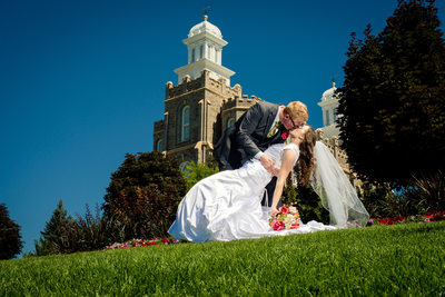 Logan Temple Wedding Photographer