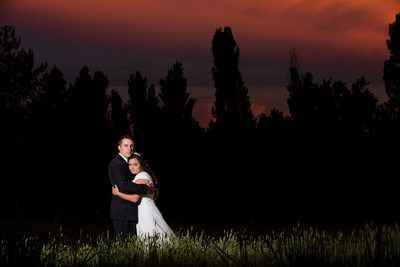 Sunset Wedding Photos in Northern Utah