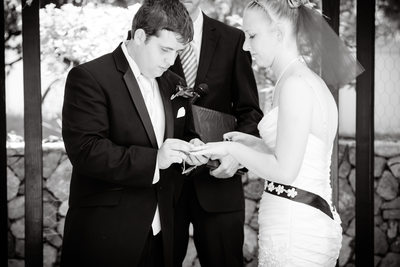 Wedding Ceremony Photography at Old Rock church