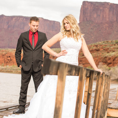 Moab Utah Formal Wedding Photographer