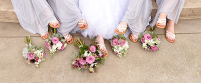 Old Rock Church Bridesmaids Shoes