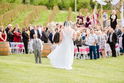 The Vineyards at Mt. Naomi Farms Wedding Ceremony