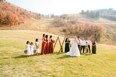 Cherry Peak Wedding Ceremony Photographer