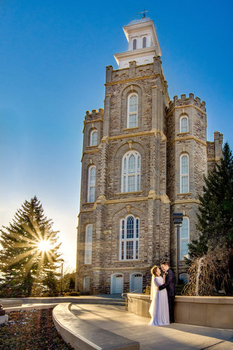 Logan Temple Wedding Photography Jessica & James