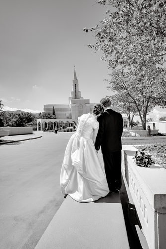 Bountiful Temple Wedding Photography