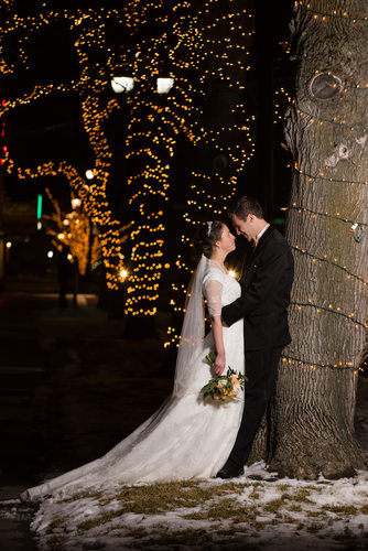 Winter Wedding Photos in Logan Utah