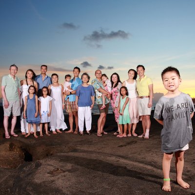 Big Group Family Photography Bali