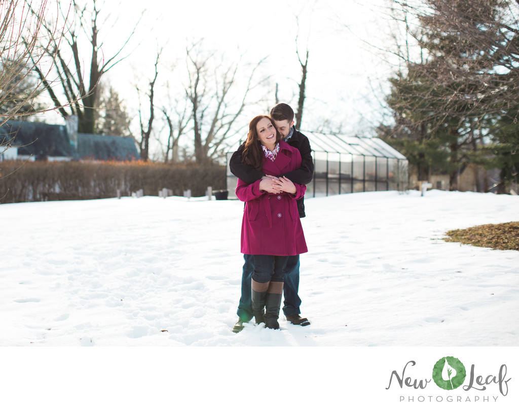 Engagement Session at Penn State Altoona