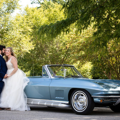 Wedding Photos with a Classic Car