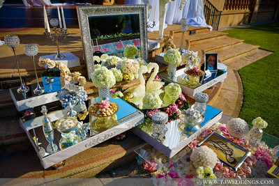 Persian Weddings | Sofreh Aghd. The Grand Del Mar San Diego. Coordination by Events by Goli http://www.eventsbygoli.com.Flowers by Butterfly floral. Todd Johnson Photography