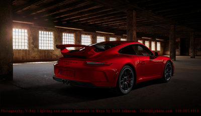 All CGI Porsche GT3 Exterior