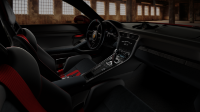 All CGI Porsche GT3 interior
