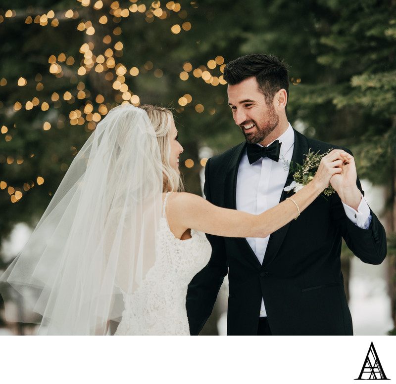 Candid Snow Wedding Photography Lake Tahoe