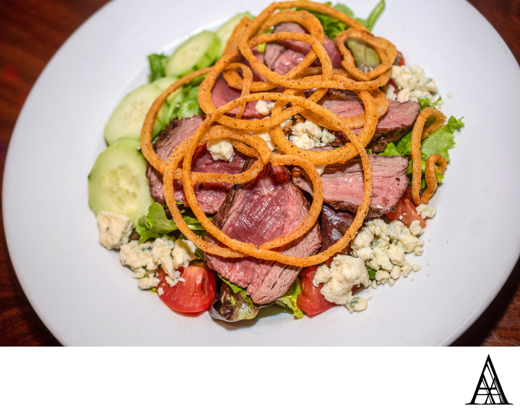 Best Sacramento Food Photographer Steak Salad