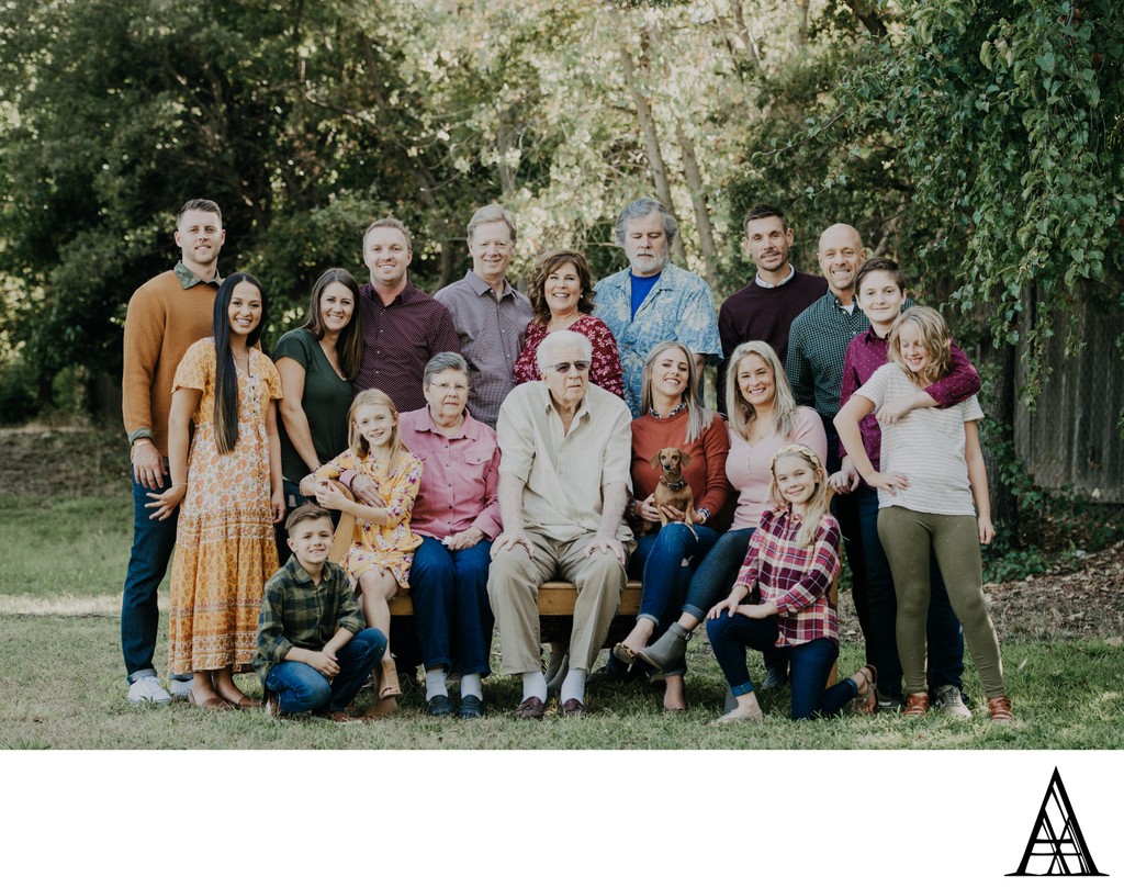Large Group Family Photography Sacramento Professional
