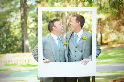 Grooms at Forest Hill Lodge wedding photographer