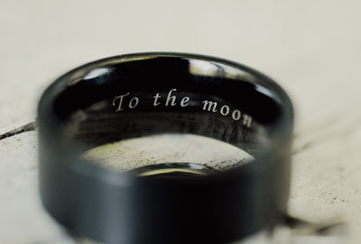 Engraved Wedding Rings Photographer Sacramento Luxury