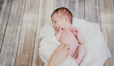 Mommy and Me Intimate Moments During Newborn Photos