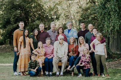 Large Group Family Photography Sacramento Professional