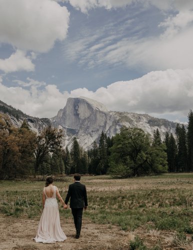 Wedding Photos Taken in Yosemite National Park 
