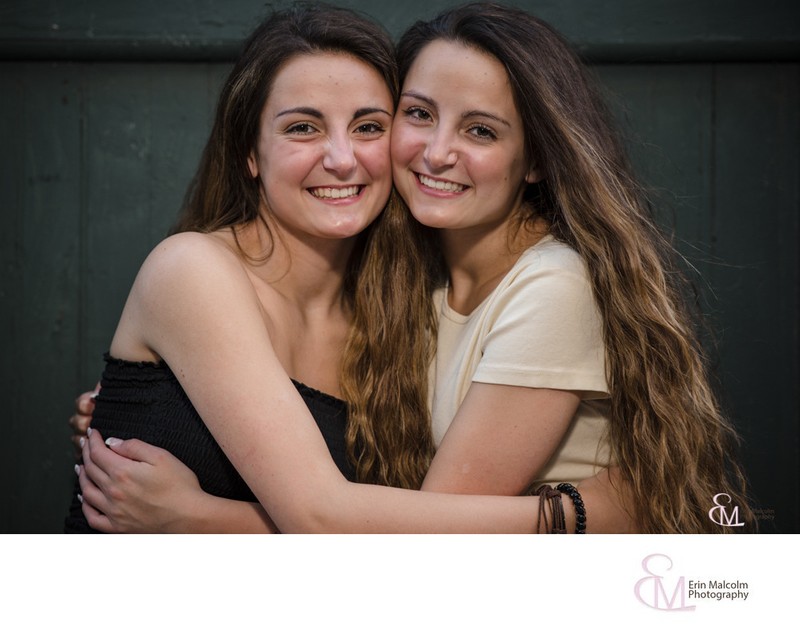 Troy, NY, Twin Sisters Senior Session