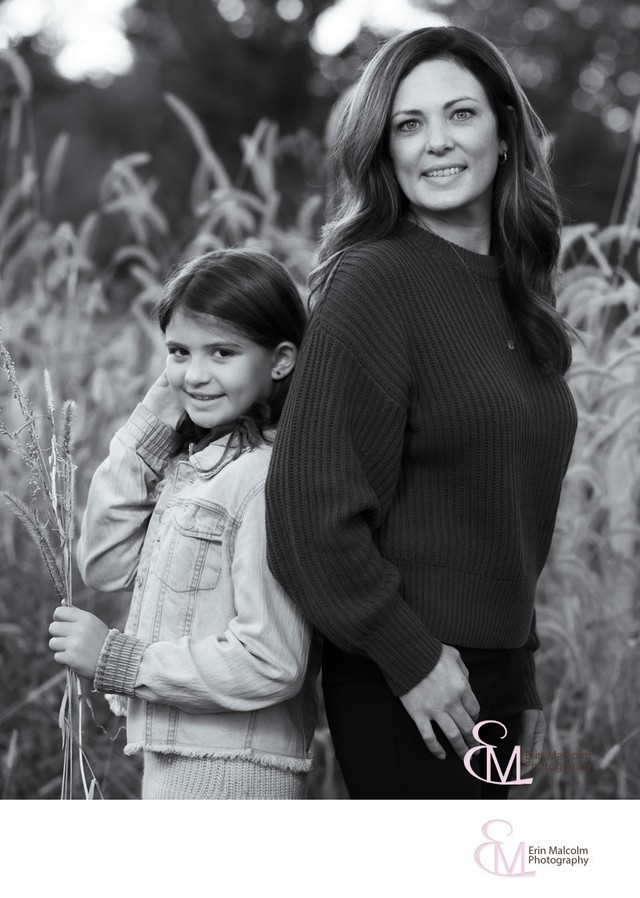 Mother daughter B/W session, Mabee Farm Rotterdam Junction