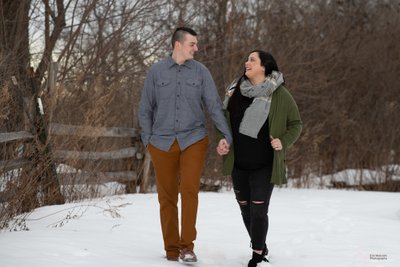 Mabee Farm Winter engagement session, CP photog