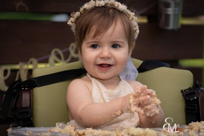 One year old birthday party, CP family photographer