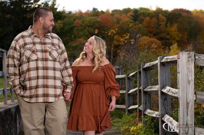 Fall engagement session, Thacher Park, Voorheesville NY