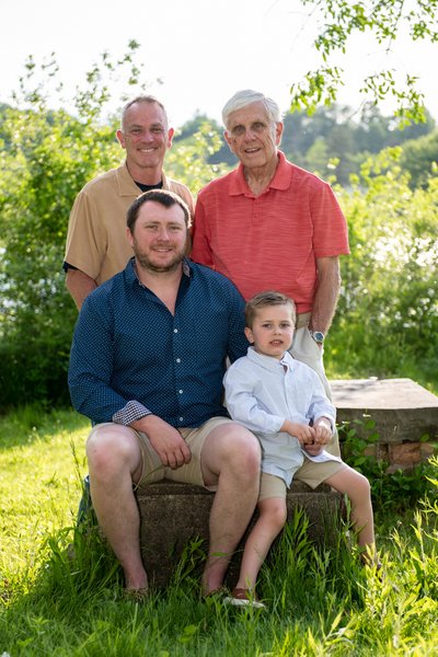 4 generational family portrait, S. Glens Falls, NY

