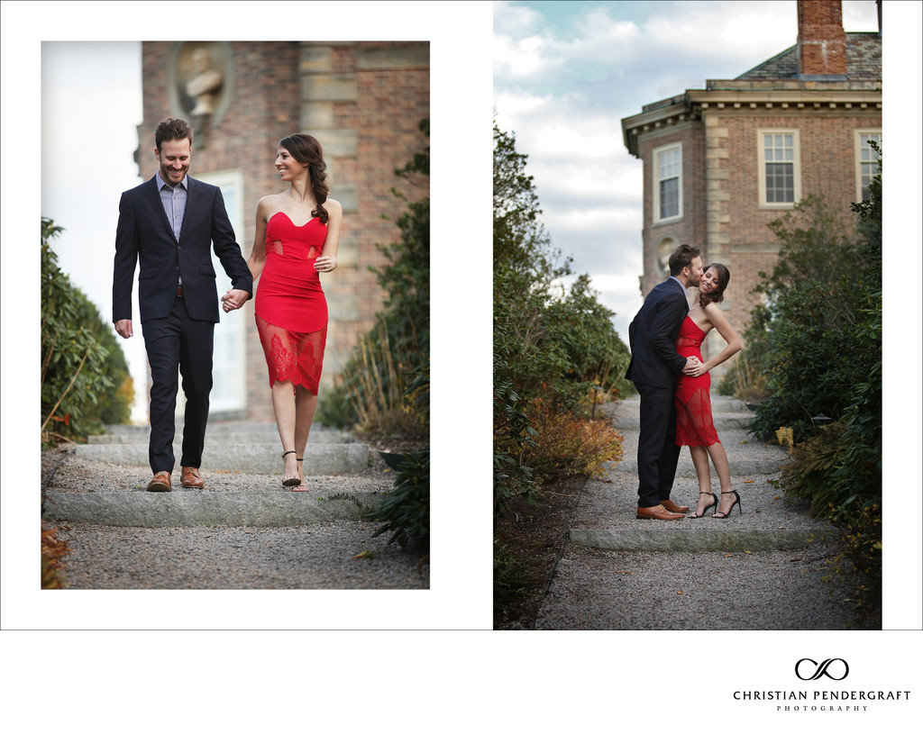 Beth and Jimmy's Engagement Session at The Crane Estate Page 7