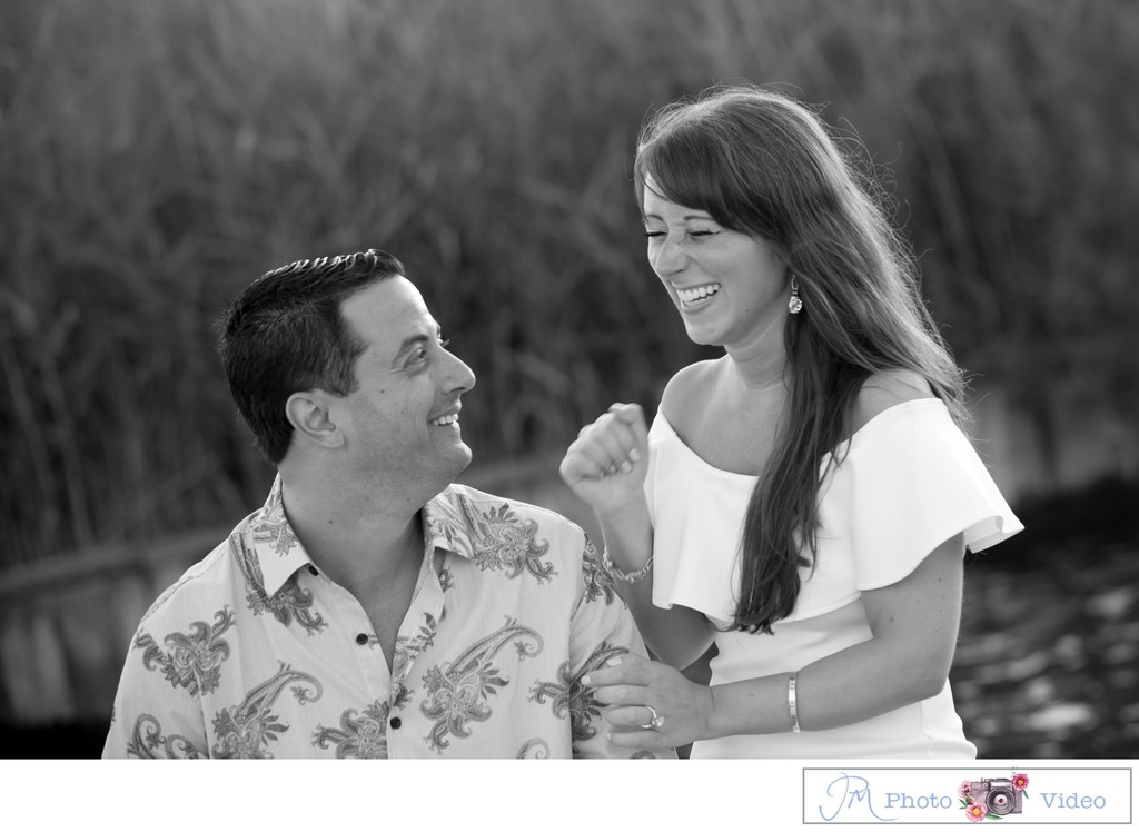 Mansion at West Sayville Engagement Photographer